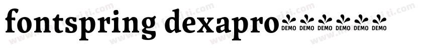 fontspring dexapro字体转换